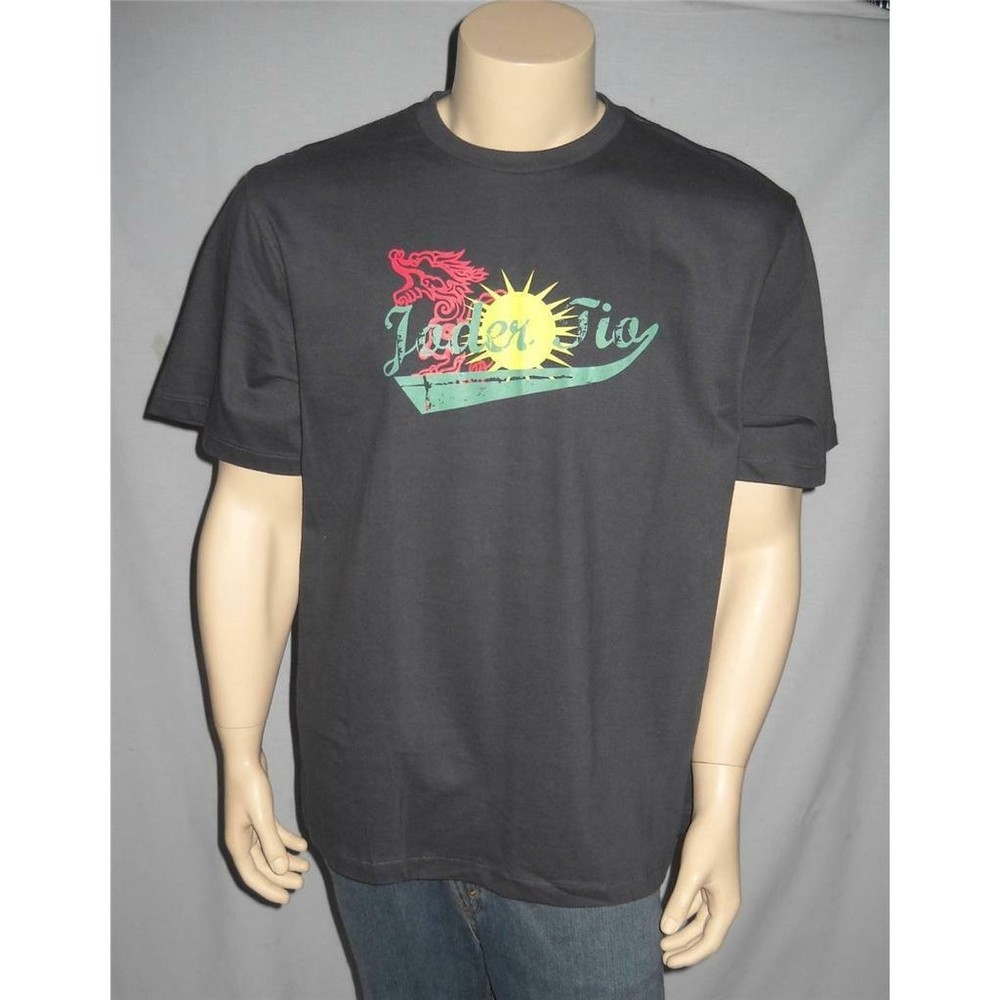Joder Tio Y2K T Shirt Mens Size L Spanish Slang For English F- Curse Dark Gray